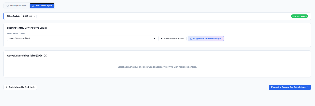 Driver Data Entry Form